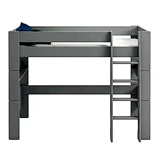 Folkestone Grey High Sleeper Bed - The Furniture Mega Store 