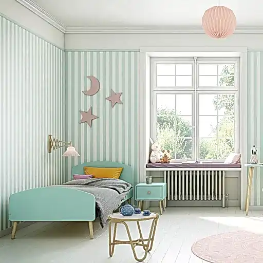Gaia Single Bed - Cool Mint - The Furniture Mega Store