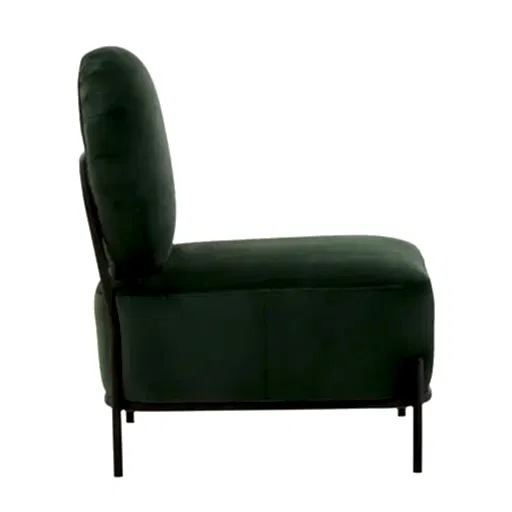 Hayek Green Velvet Armchair - The Furniture Mega Store