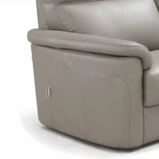Argenta Italian Leather Armchair - The Furniture Mega Store