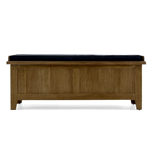 Barnham Oak Storage Bench - The Furniture Mega Store