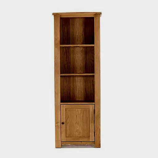 Breeze Oak Tall Bookcase - The Furniture Mega Store