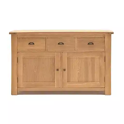 Breeze Oak Large Sideboard - The Furniture Mega Store 