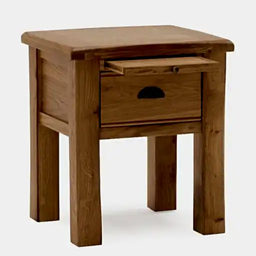 Breeze Oak Lamp Table - The Furniture Mega Store