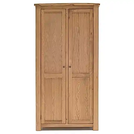 Breeze Oak 2 Door Wardrobe - The Furniture Mega Store