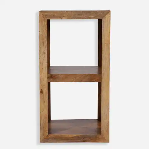 Cuban Petite Mango Wood Vertical 2 Hole - The Furniture Mega Store 