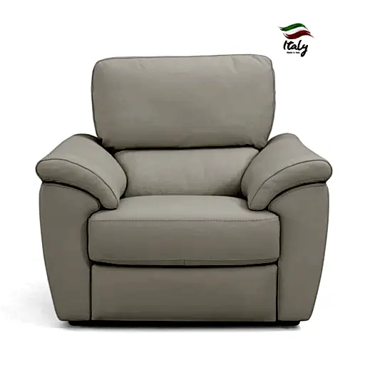 Egeo Italian Leather Power Recliner Armchair - Choice Of Leathers - The Furniture Mega Store