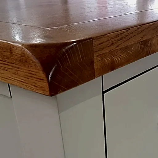 St.Ives French Grey & Oak 2 Door 2 Drawer Medium Sideboard - The Furniture Mega Store 