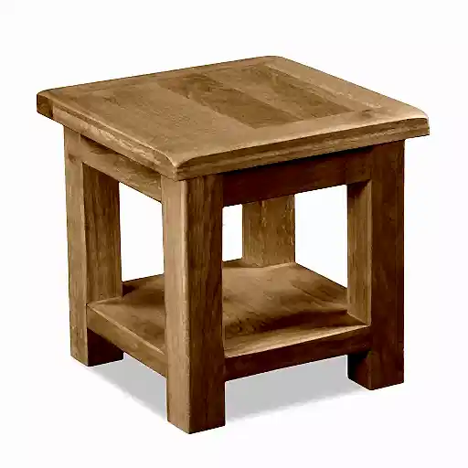 Sailsbury Solid Oak Lamp Table - The Furniture Mega Store 