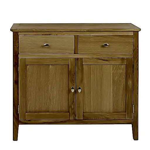 Bath Oak 2 Doors & 2 Drawers Small Sideboard - The Furniture Mega Store 