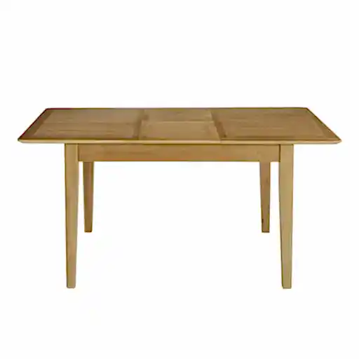 Bath Oak Dining Table Rectangular Extending Top 120cm-160cm - The Furniture Mega Store