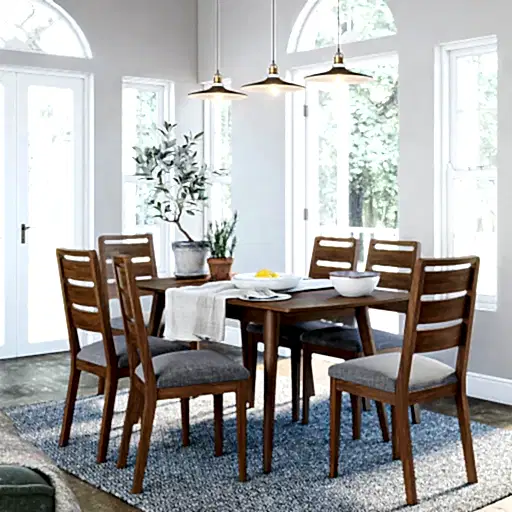 Strand Walnut Extendable Dining Table 120cm - 165cm - The Furniture Mega Store