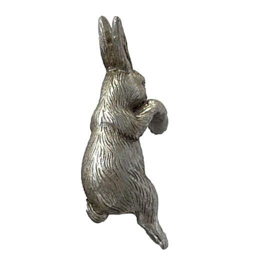 Silver Harry The Hare Pot Hanger - Set Of 2 - The Furniture Mega Store 