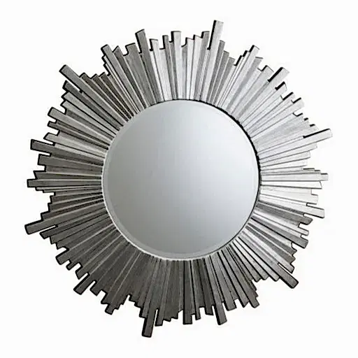 Harmony Round Starburst Mirror - 100cm - The Furniture Mega Store 