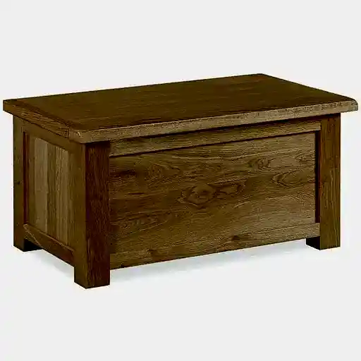 Addison Lite Natural Oak Blanket Box - The Furniture Mega Store