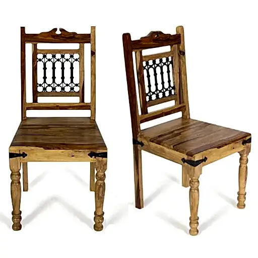 Thacket Sheesham Dining Chair (Sold in Pairs) - The Furniture Mega Store