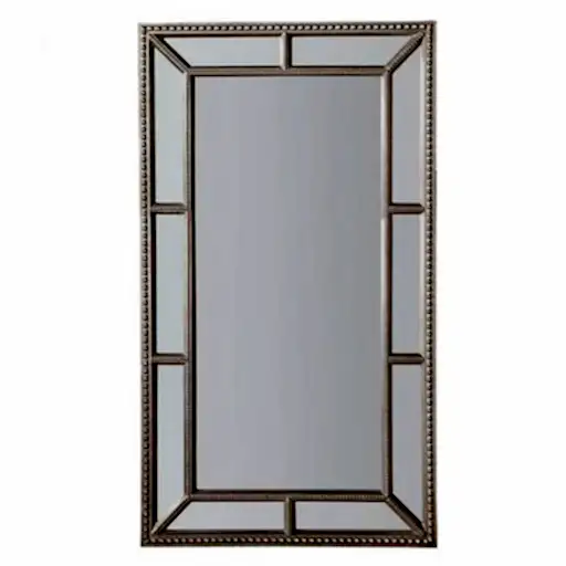 Lawson Pewter Leaner Mirror - The Furniture Mega Store 