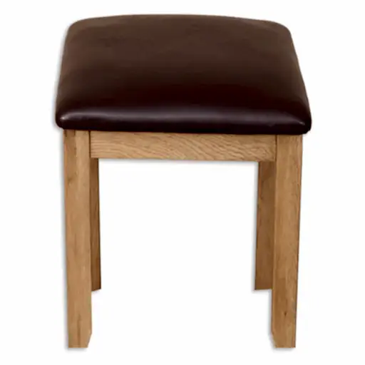 Wiltshire Country Oak Dressing Table Stool - The Furniture Mega Store