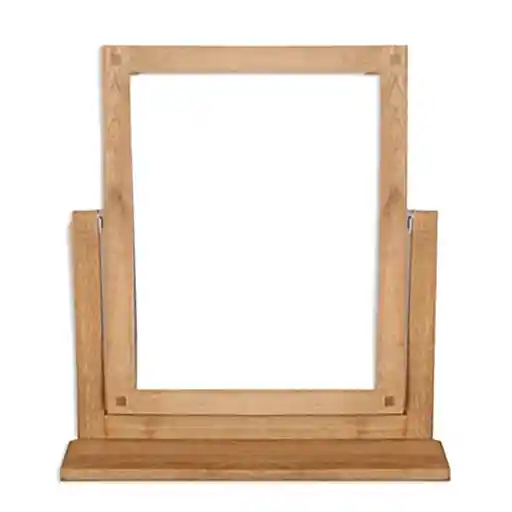 Wiltshire Country Oak Dressing Table Mirror - The Furniture Mega Store 