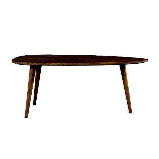 Janeiro Mango Wood Abstract Coffee Table - The Furniture Mega Store 