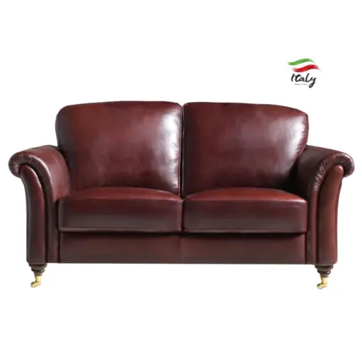 Knightsbridge Italian Leather Sofa Collection - Choice Of Sizes & Leathers - The Furniture Mega Store