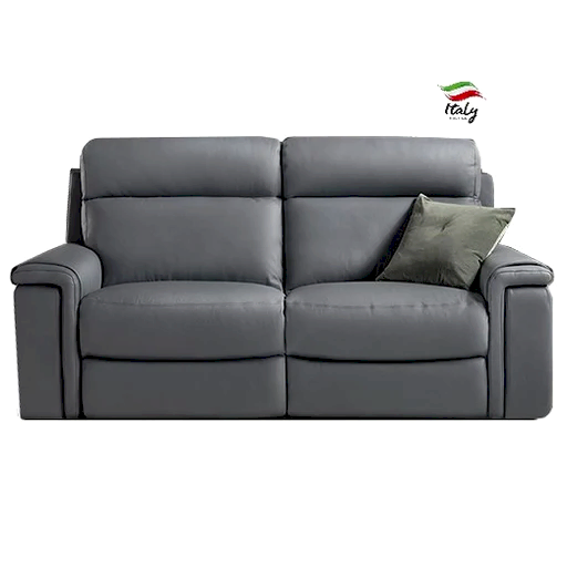 Refrain Italian Leather Dual Comfort Power Recliner Sofa Collection - The Furniture Mega Store