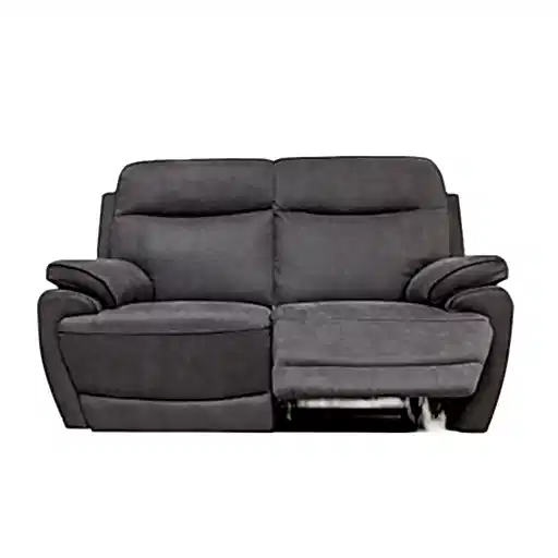 Radley Charcoal Grey Fabric Recliner Sofa & Armchair Collection - The Furniture Mega Store 