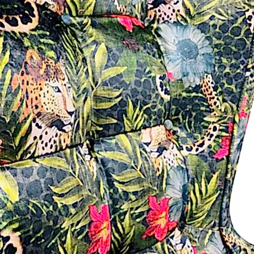 Sabour Jewel Fabric Throne Winged Accent Chair - Choice Of Legs - The Furniture Mega Store 
