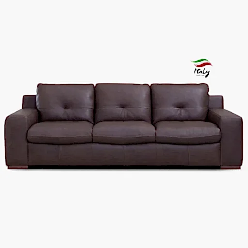 Santos Italian Leather Sofa Collection - Choice Of Sizes & Leathers - The Furniture Mega Store