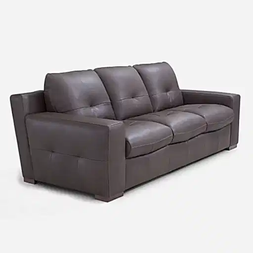 Santos Italian Leather Sofa Collection - Choice Of Sizes & Leathers - The Furniture Mega Store