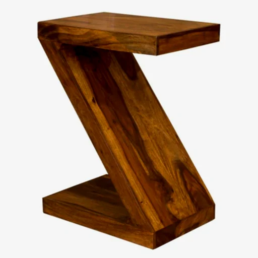 Cuban Petite Sheesham Z Shelving Unit - The Furniture Mega Store