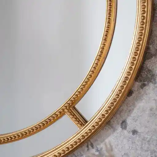 Sinita Gold Mirror - 90cm - The Furniture Mega Store 