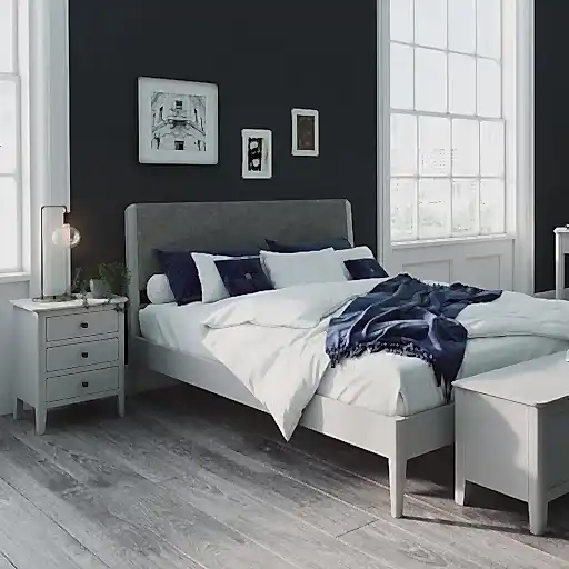 Stowe Silver Grey Triple Wardrobe - The Furniture Mega Store 