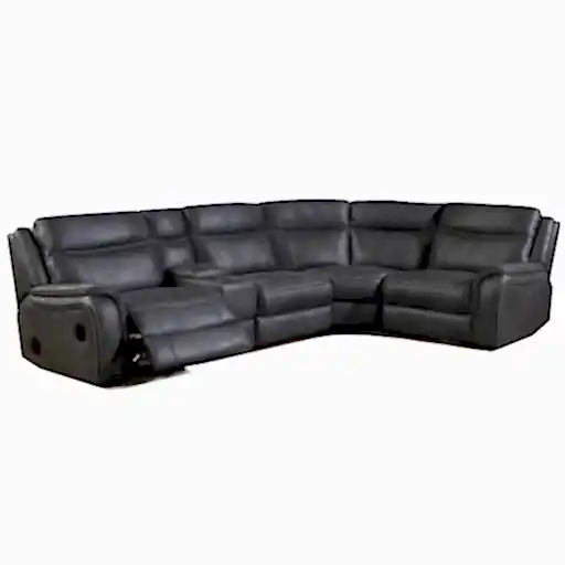 Tech Power Recliner Corner Sofa - Usb + Wireless Charging, Bluetooth Speakers & Cooling/Heating Drinks Holders - The Furniture Mega Store 