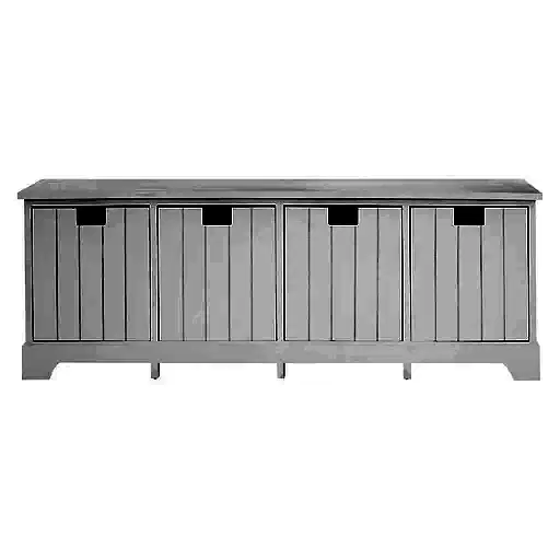 New England 4 Drawer Hallway Bench - The Furniture Mega Store 