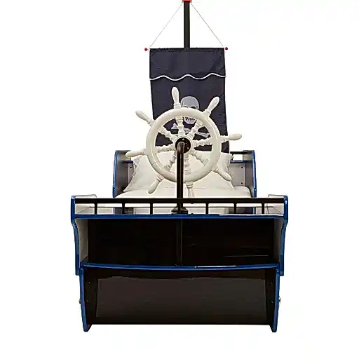 Kids Pirate Ship Bed - The Furniture Mega Store 