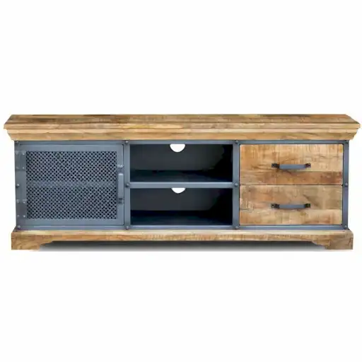 Metro Mango Wood TV Stand - The Furniture Mega Store 