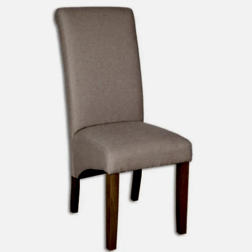 Natural Fabric Dining Chair (Sold in Pairs) - The Furniture Mega Store 