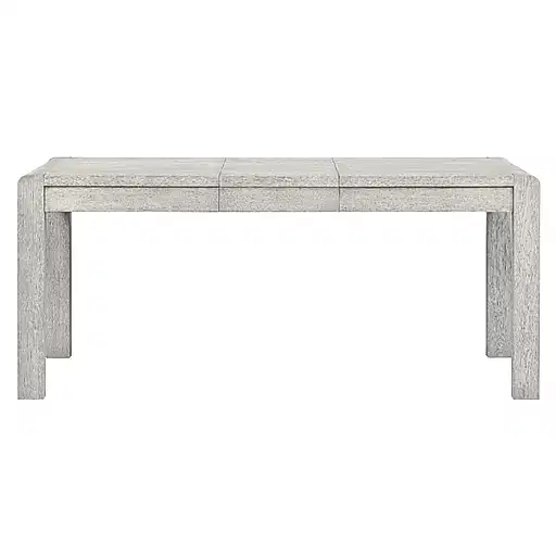 Flora Grey Washed Oak Dining Table, 135cm-175cm Rectangular Compact Extending Top, Seats 4 to 6 Diners - The Furniture Mega Store 