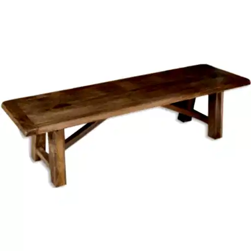 Bombay Mango Wood Medium Bench - The Furniture Mega Store 