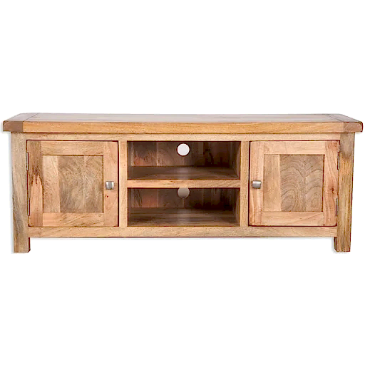 Bombay Mango Wood Plasma TV Cabinet - The Furniture Mega Store 