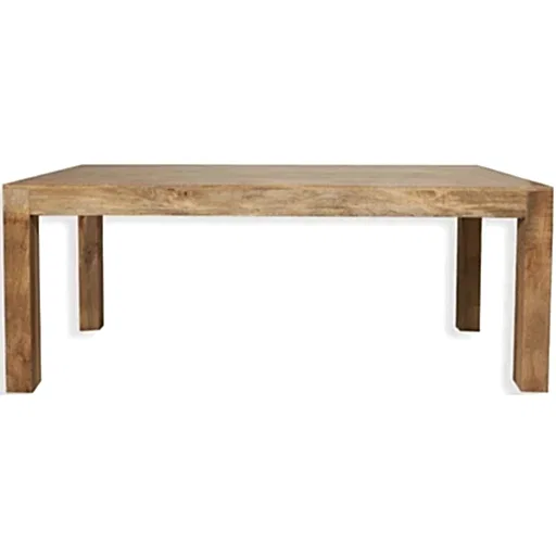 Cuban Petite Mango Wood Large Dining Table - The Furniture Mega Store