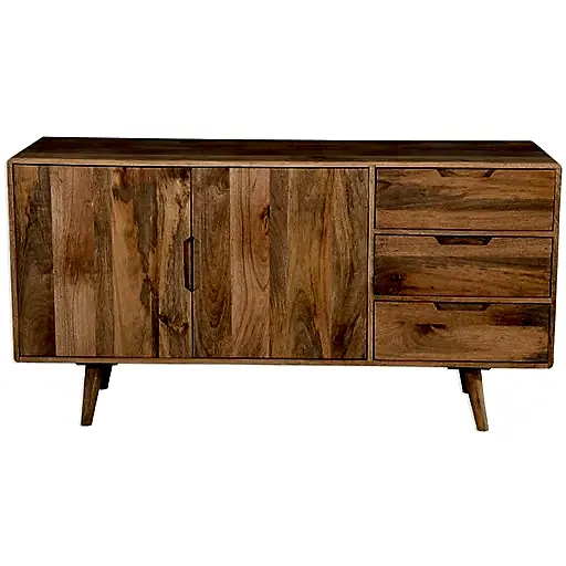 Janeiro Mango Wood Large Sideboard - The Furniture Mega Store 