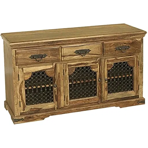 Thacket Sheesham Medium Sideboard - The Furniture Mega Store 