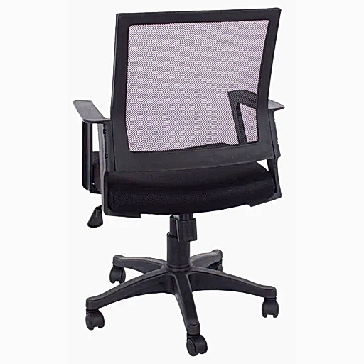Loft Black Mesh Square Back Home Office Chair - The Furniture Mega Store
