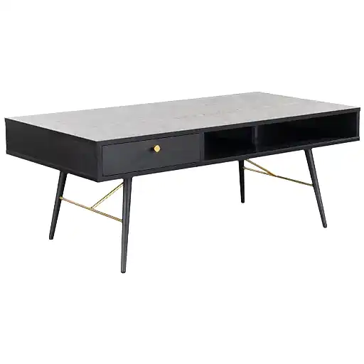 Vida Living Barcelona Black Coffee Table - The Furniture Mega Store 