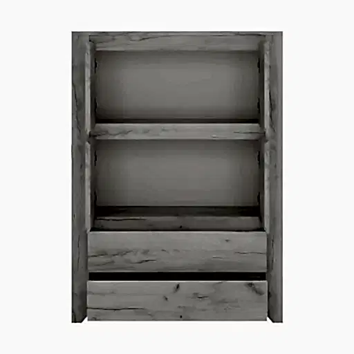 Angelica 4 Door 2 Drawer Cupboard - White Oak - The Furniture Mega Store 