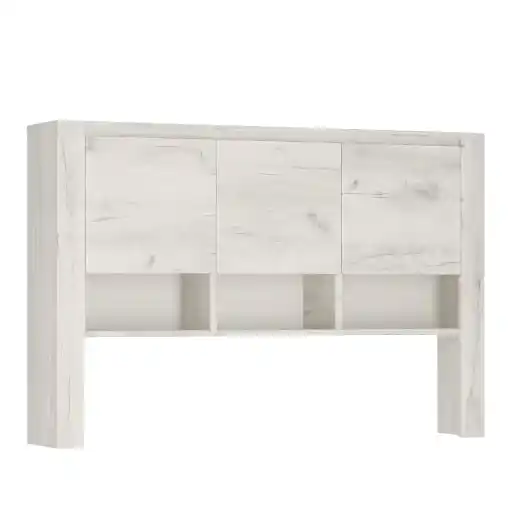 Angelica Top Unit for Desk - White Oak - The Furniture Mega Store 