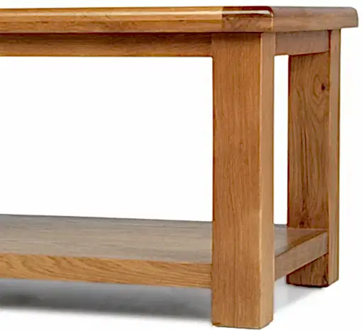 Earlswood Solid Oak Coffee Table - The Furniture Mega Store 