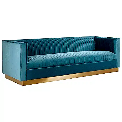 Opal Velvet Sofa Collection - Choice Of Colours - The Furniture Mega Store 